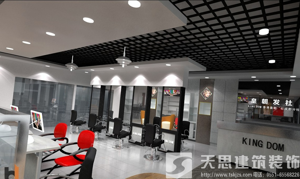 時尚理發(fā)店裝修設(shè)計(jì)客滿為患不是夢