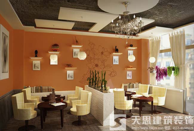 咖啡店裝修設(shè)計(jì)呈現(xiàn)年輕時尚生活